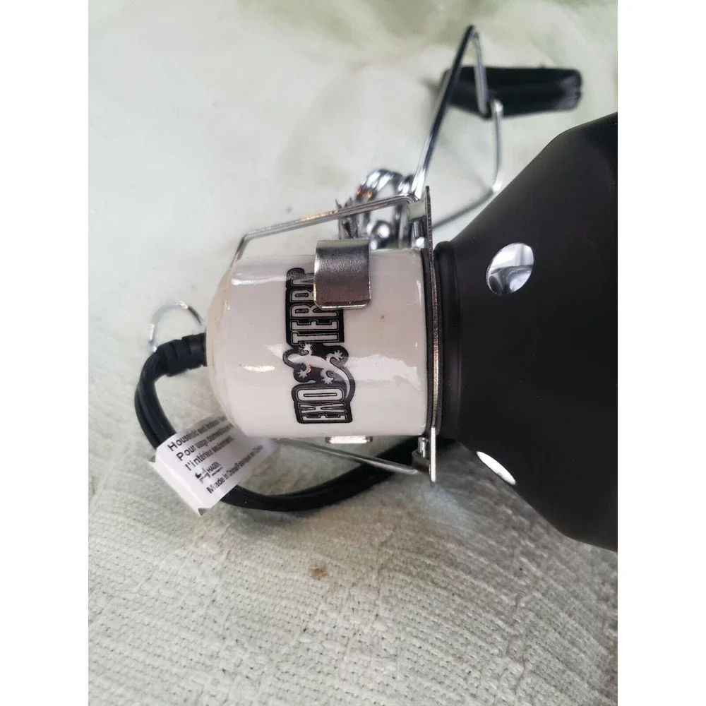 EUC Exo Terra PORTABLE Reptile Aluminum Dome LAMP Exo-Terra Swivel